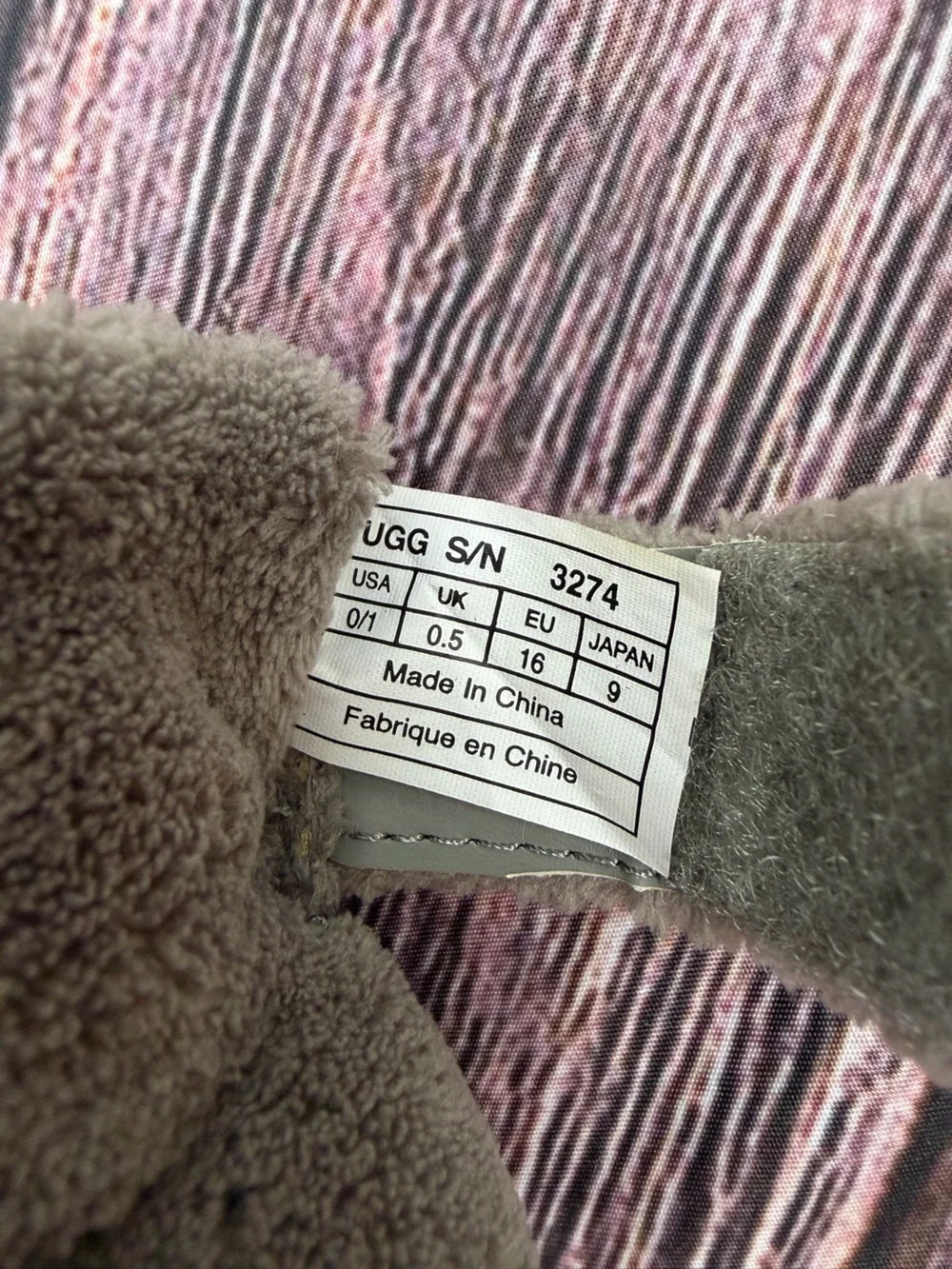 UGG Baby Bixbee Booties – Charcoal